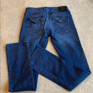 vintage true religion low rise jeans